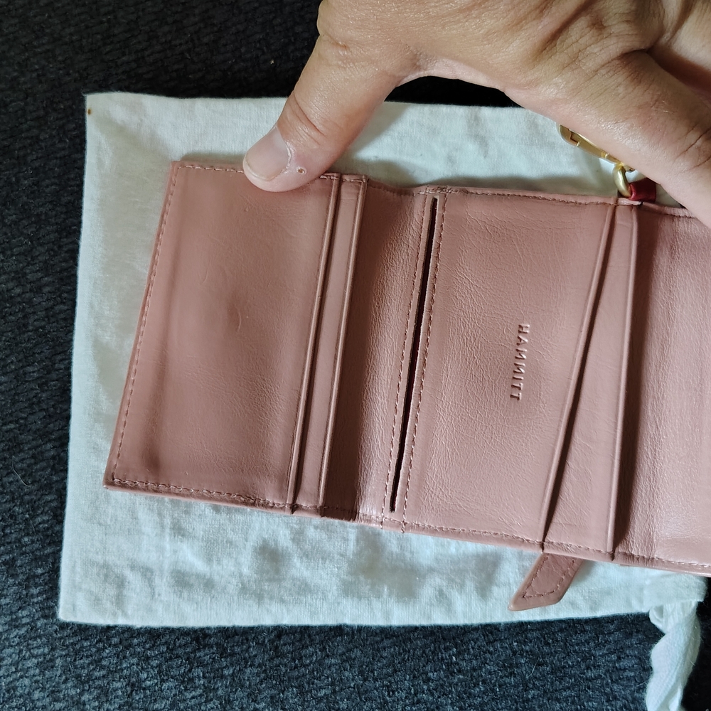 Hammitt Royce Key Pink Leather Wallet - Picture 2 of 3